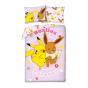 SINGLE DUVET SET MICROFIBER 140 X 200 CM POKEMON PIKACHU POK-1198BL