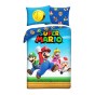 POŚCIEL DZIECIĘCA 140 X 200 CM NINTENDO SUPER MARIO BROS NO-805BL