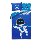 SINGLE DUVET SET MICROFIBER 140 X 200 CM ASTRO BOT ASB-012BL