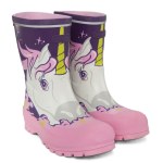 VIKING JOLLY PRINT RUBBER BOOTS PURPLE/MULTI