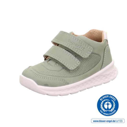 SNEAKERSY SUPERFIT BREEZE HELLGRUN/GELB 1-000379-7500