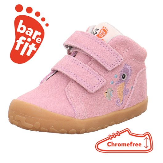 TRZEWIKI BAREFOOT SUPERFIT FLUMMI BAREFIT ROSA 1-009670-5500