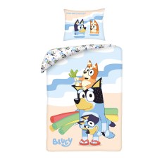 SINGLE DUVET SET 140 X 200 CM BLUEY BY-9689BL