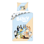 SINGLE DUVET SET 160 X 200 CM BLUEY BY-9696BL