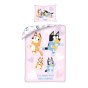 SINGLE DUVET SET 140 X 200 CM BLUEY BY-9726BL