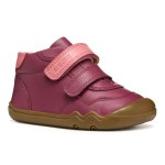 SNEAKERSY BAREFOOT GEOX STEPPIEUP DK PURPLE/DK PINK
