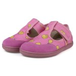 PANTOFLE TEKSTYLNE KAPCIE BAREFOOT MIDO SHOES LEMON PINK