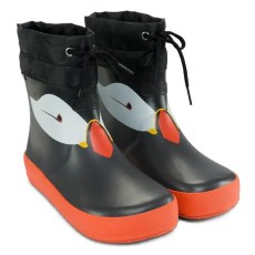 KALOSZE VIKING ALV BAREFOOT PAW PRINT BLACK