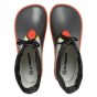 KALOSZE VIKING ALV BAREFOOT PAW PRINT BLACK