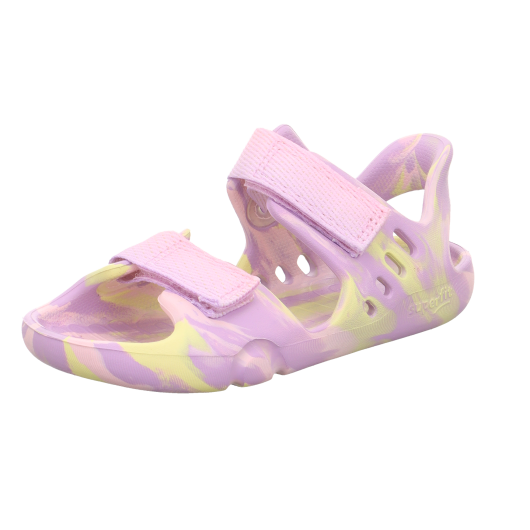 SANDAŁY BAREFOOT SUPERFIT SPLASH-S LILA/GELB 1-000991-8500