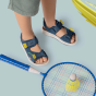 SANDALS SUPERFIT LAGOON MIDI BLAU/GELB 1-001041-8000
