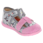 PANTOFLE KAPCIE MILAMI GREY 118-BR-29