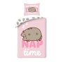 POŚCIEL MIKROFIBRA 140 X 200 CM PUSHEEN THE CAT PUS-2283BL