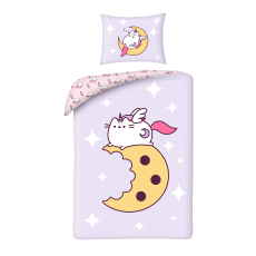 SINGLE DUVET SET MICROFIBER 140 X 200 CM PUSHEEN THE CAT PUS-2252BL
