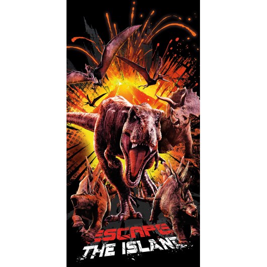 RĘCZNIK KĄPIELOWY PLAŻOWY 70 X 140 CM JURASSIC WORLD JP235004-R
