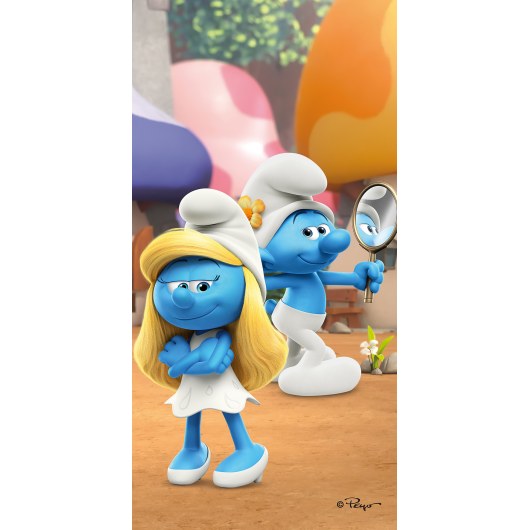 RĘCZNIK KĄPIELOWY PLAŻOWY 70 X 140 CM THE SMURFS SMURF248016-R