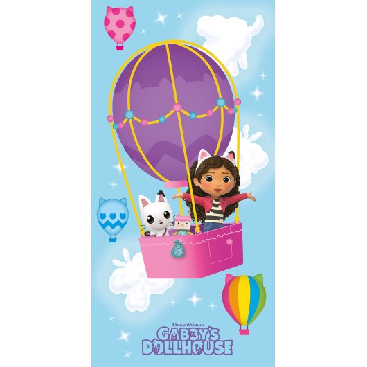 RĘCZNIK KĄPIELOWY PLAŻOWY 70 X 140 CM GABBY'S DOLLHOUSE GDH245099-R