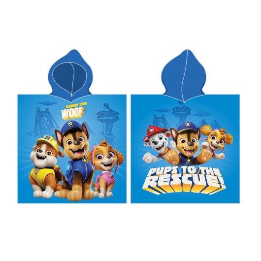 PONCHO RĘCZNIK KĄPIELOWY 55 X 110 CM PAW PATROL PAW241277-PONCHO