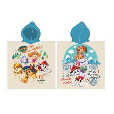PONCHO RECZNIK KAPIELOWY 55 X 110 CM PAW PATROL PAW244066-PONCHO