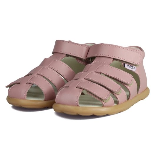 SANDAŁY BAREFOOT MIDO SHOES 61-01/ 71-01 CIEMNY RÓŻ