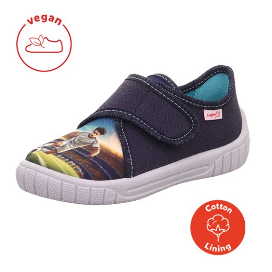 TEXTILE SLIPPERS SUPERFIT BILL BLAU 1-000271-8200