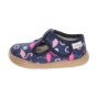 SLIPPERS BAREFOOT MILAMI TREND NAVY BLUE FLAMINGOS