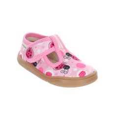 SLIPPERS BAREFOOT MILAMI TREND PINK LADYBUG