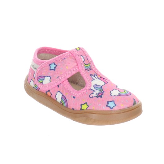 SLIPPERS BAREFOOT MILAMI TREND PINK UNICORNS