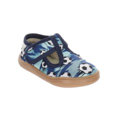 PANTOFLE KAPCIE BAREFOOT MILAMI TREND BLUE FOOTBALL