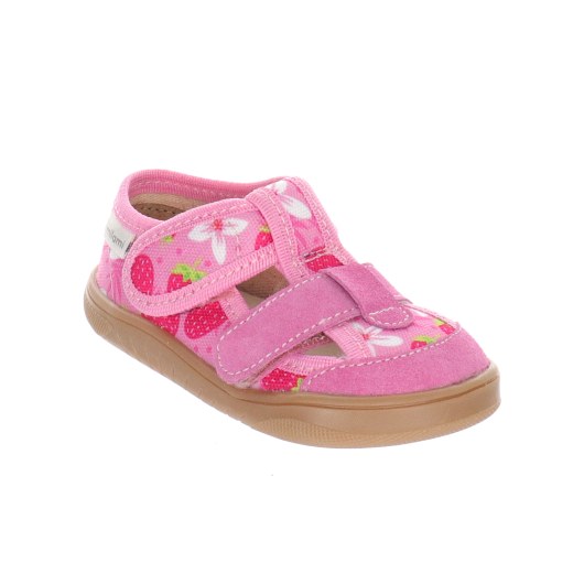 SLIPPERS BAREFOOT MILAMI PINK STRAWBERRIES