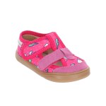 SLIPPERS BAREFOOT MILAMI FUXIA UNICORNS