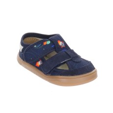 SLIPPERS BAREFOOT MILAMI BLUE SPACE ROCKET