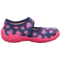 PANTOFLE TEKSTYLNE KAPCIE SUPERFIT BONNY BLAU/PINK 0-800283-8800