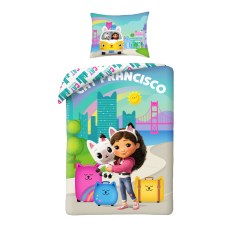POSCIEL DZIECIECA 140 X 200 CM GABBY'S DOLLHOUSE GAB-8972BL
