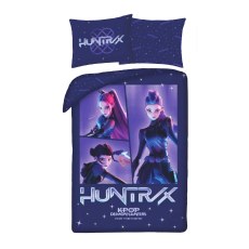 SINGLE DUVET SET COTTON 140 X 200 CM DEMON HUNTERS DSYASKBKPO-BL