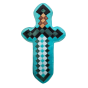 CUSHION SHAPED MINECRAFT DIAMOND SWORD MNC-839SC