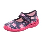 PANTOFLE TEKSTYLNE KAPCIE SUPERFIT BELINDA BLAU 1-800288-8100