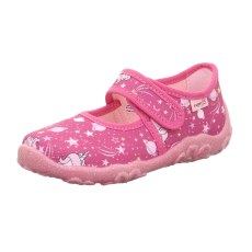 PANTOFLE TEKSTYLNE KAPCIE SUPERFIT BONNY ROSA/MEHRFARBIG 1-800283-5550