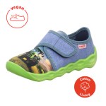 PANTOFLE TEKSTYLNE KAPCIE SUPERFIT BUBBLE BLAU 1-006274-8050