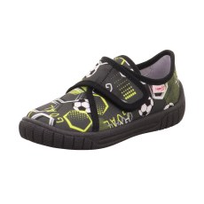 PANTOFLE TEKSTYLNE KAPCIE SUPERFIT BILL SCHWARZ/MEHRFARBIG 1-000279-0010