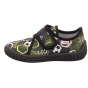 PANTOFLE TEKSTYLNE KAPCIE SUPERFIT BILL SCHWARZ/MEHRFARBIG 1-000279-0010