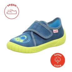 PANTOFLE TEKSTYLNE KAPCIE SUPERFIT BILL BLAU/GELB 1-000271-8180