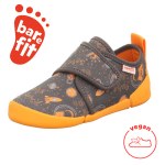PANTOFLE TEKSTYLNE KAPCIE BAREFOOT SUPERFIT VENTI GRAU/MEHRFARBIG 1-006700-2010