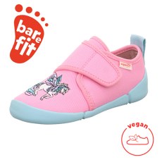 TEXTILE SLIPPERS BAREFOOT SUPERFIT VENTI ROSA 1-006706-5510
