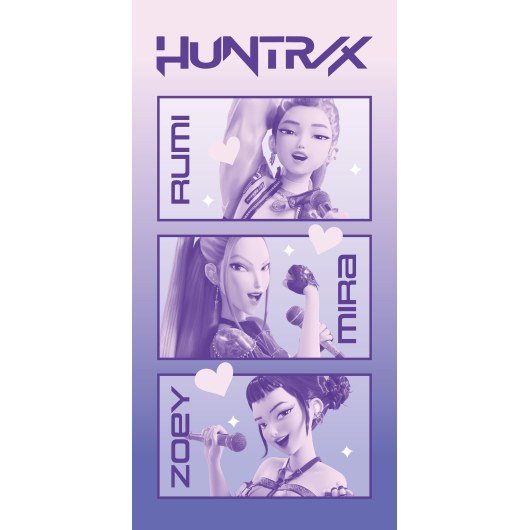 RĘCZNIK KĄPIELOWY PLAŻOWY 70 X 140 CM K-POP DEMON HUNTERS TOYAT7WKPO-T