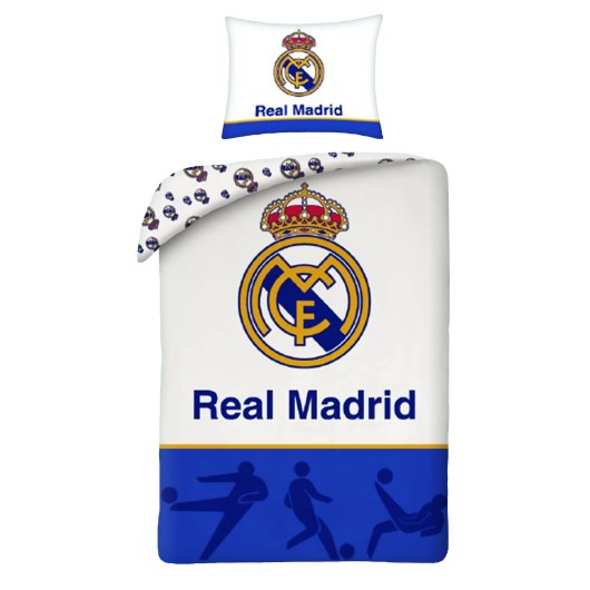 POŚCIEL BAWEŁNIANA 140 X 200 CM FC REAL MADRID REB-80223BL